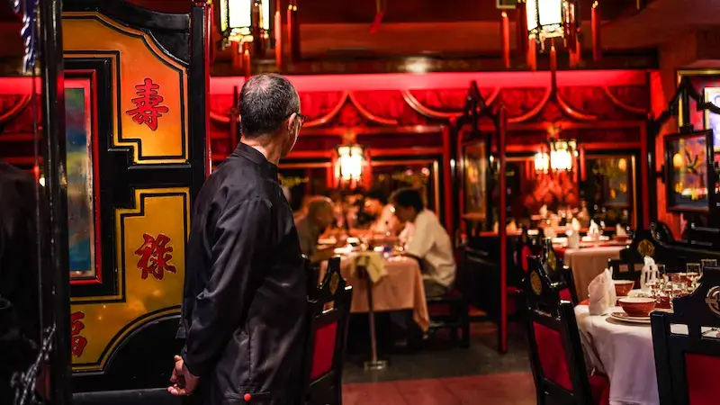 Interior of Spicy Asian Kitchen restaurant